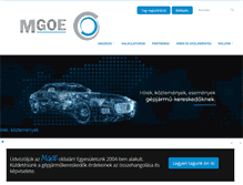 Tablet Screenshot of mgoe.hu